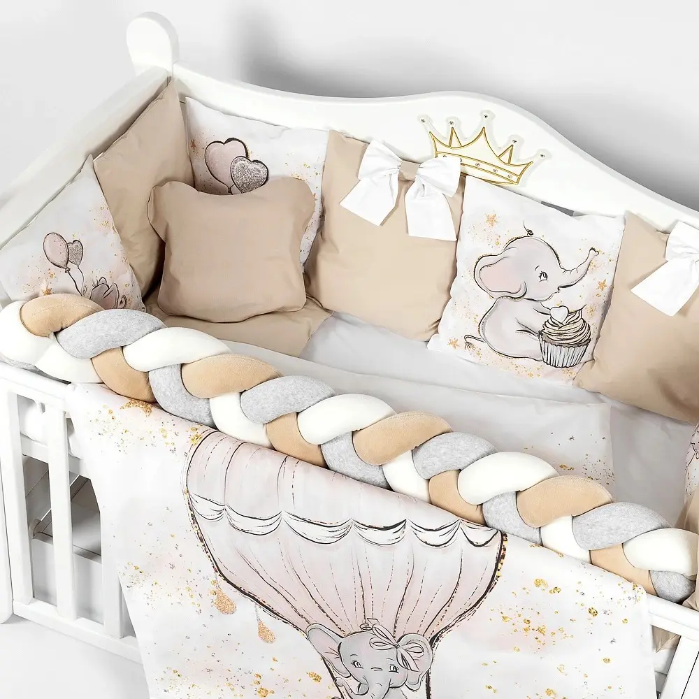 Детское постельное белье PernaMea Elefant 60x120 (Brown) - 2