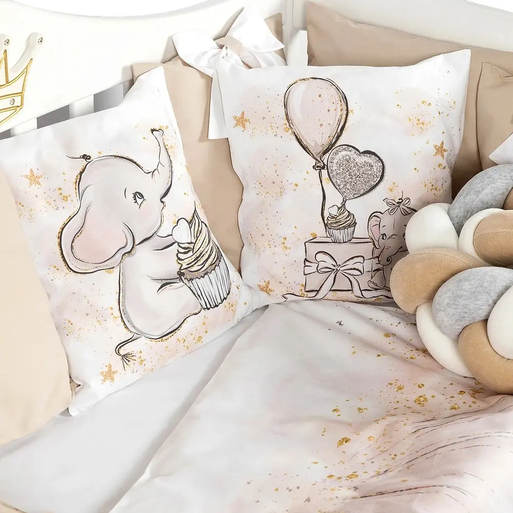 Детское постельное белье PernaMea Elefant 60x120 (Brown) - 4