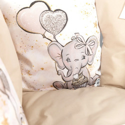 Детское постельное белье PernaMea Elefant 60x120 (Brown) Thumb