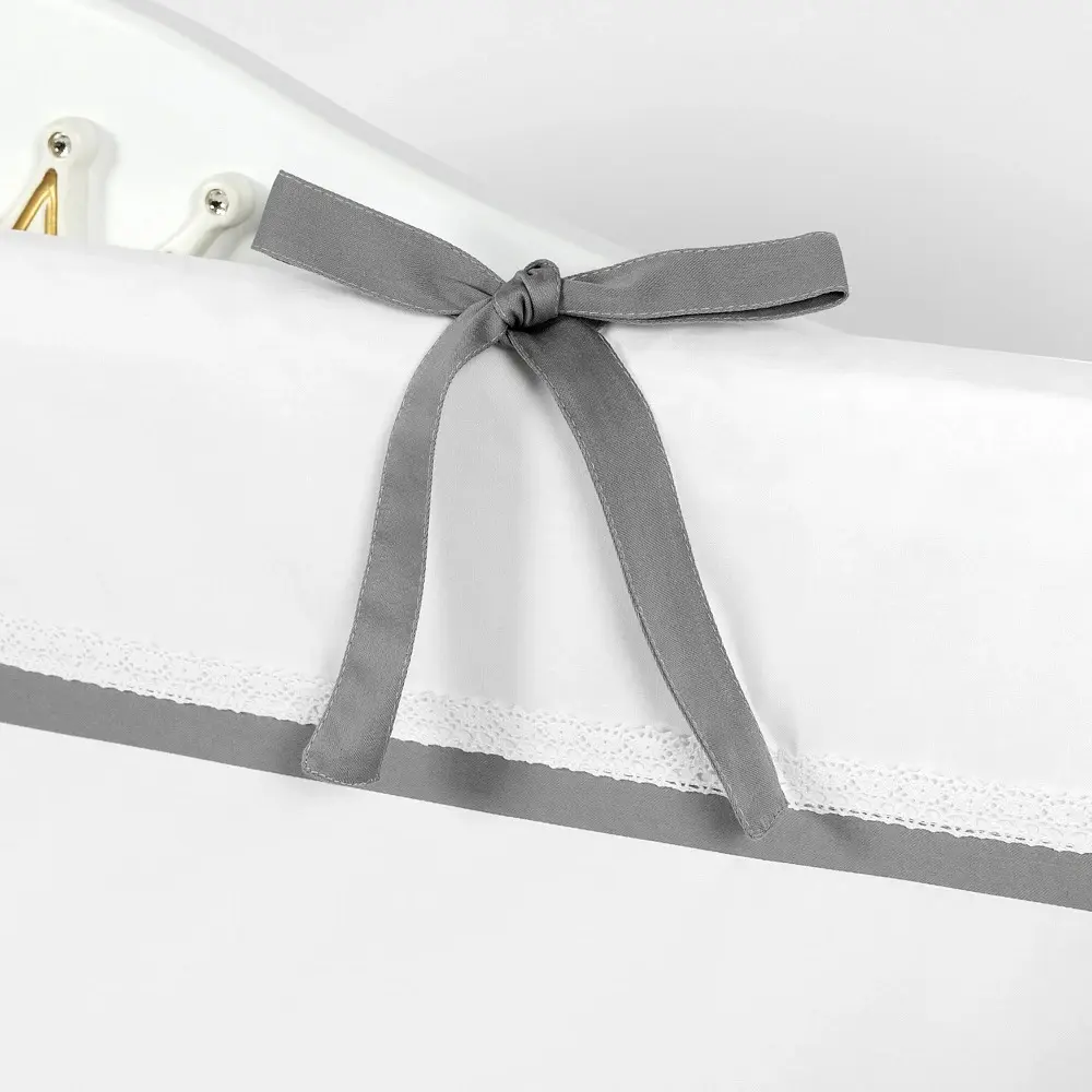 Lenjerie de pat pentru copii PernaMea Elegance 60x120 (Grey) - 6