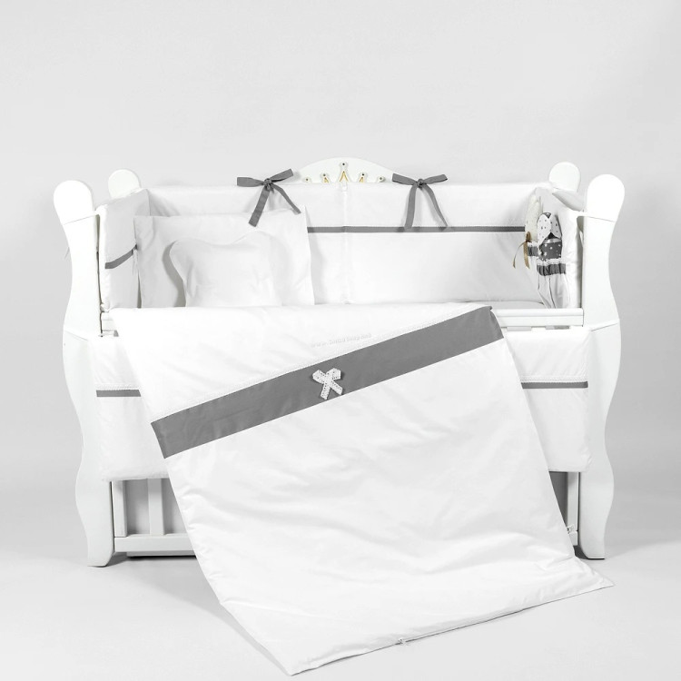 Детское постельное белье PernaMea Elegance 60x120 (Grey)