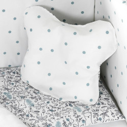 Lenjerie de pat pentru copii PernaMea Lovely Giraffe 60x120 (Grey/White) Thumb