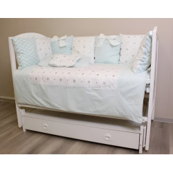 Lenjerie de pat pentru copii PernaMea Perne 60x120 (Turqoise)
