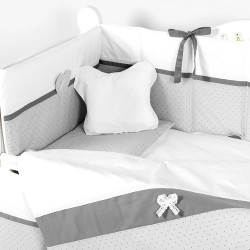 Lenjerie de pat pentru copii PernaMea Renaissance 60x120 (Grey) Thumb