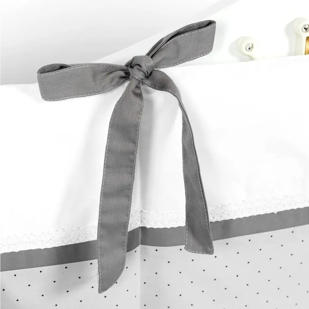 Lenjerie de pat pentru copii PernaMea Renaissance 60x120 (Grey) - 5