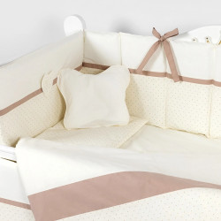 Lenjerie de pat pentru copii PernaMea Renaissance 60x120 (Ivory) Thumb