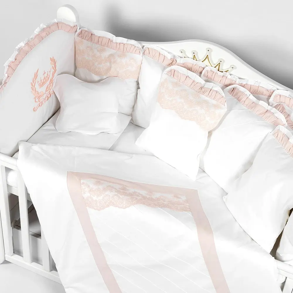 Lenjerie de pat pentru copii PernaMea Royal 60x120 (Pink) - 2