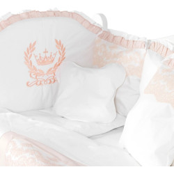 Lenjerie de pat pentru copii PernaMea Royal 60x120 (Pink) Thumb