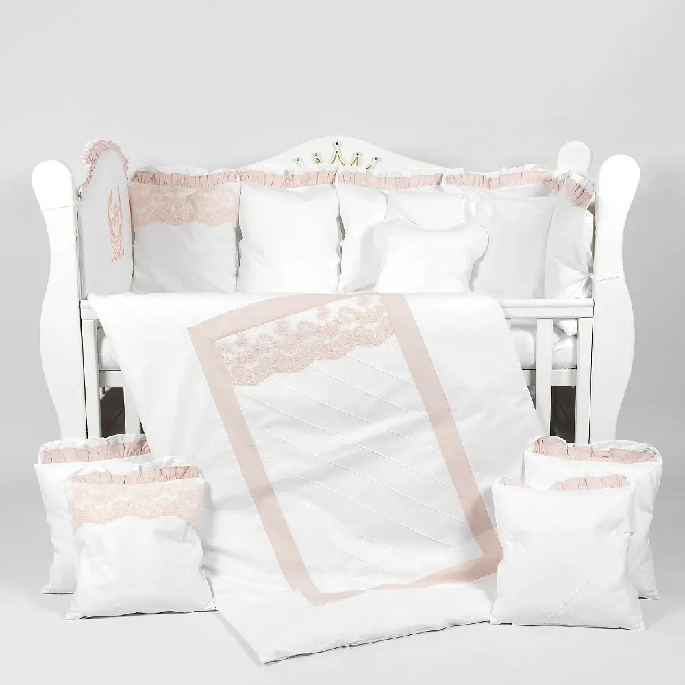 Lenjerie de pat pentru copii PernaMea Royal 60x120 (Pink)