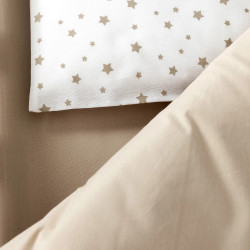 Lenjerie de pat pentru copii PernaMea Stars 60x120 (Brown) Thumb