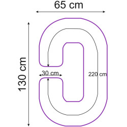 Fata de perna PernaMea PM.100248/3 130x65 (Grey) Thumb