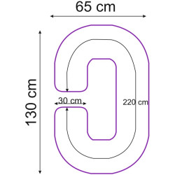 Fata de perna PernaMea PM.100248/6 130x65 (Grey) Thumb