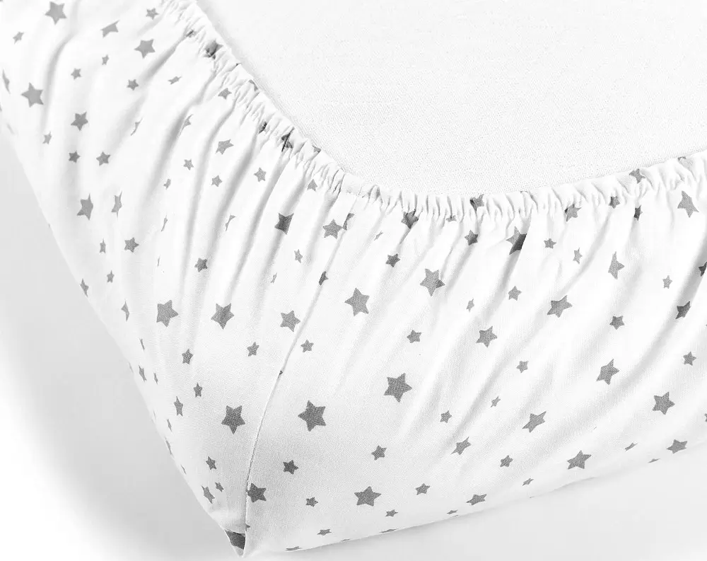 Простынь на резинке PernaMea PM.101357/3 120x60 (White/Grey) - 2