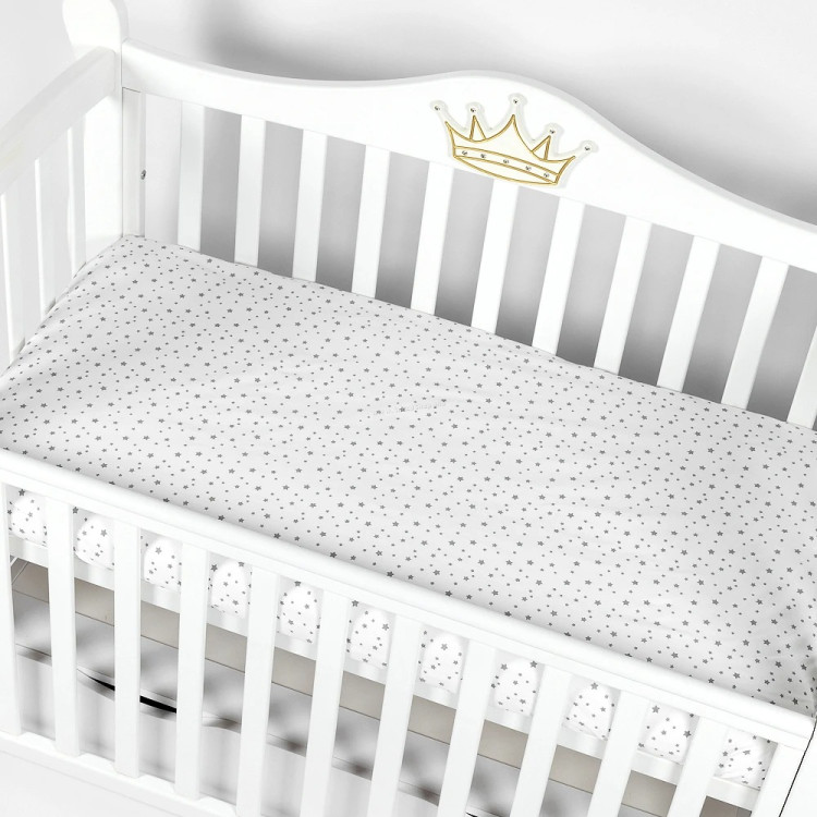 Простынь на резинке PernaMea PM.101357/3 120x60 (White/Grey)