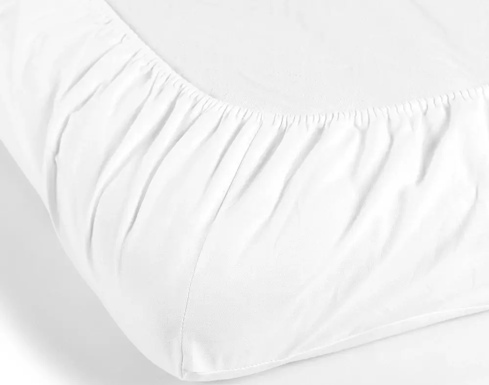 Cearsaf cu elastic PernaMea PM.101357/5 120x60 (White) - 2