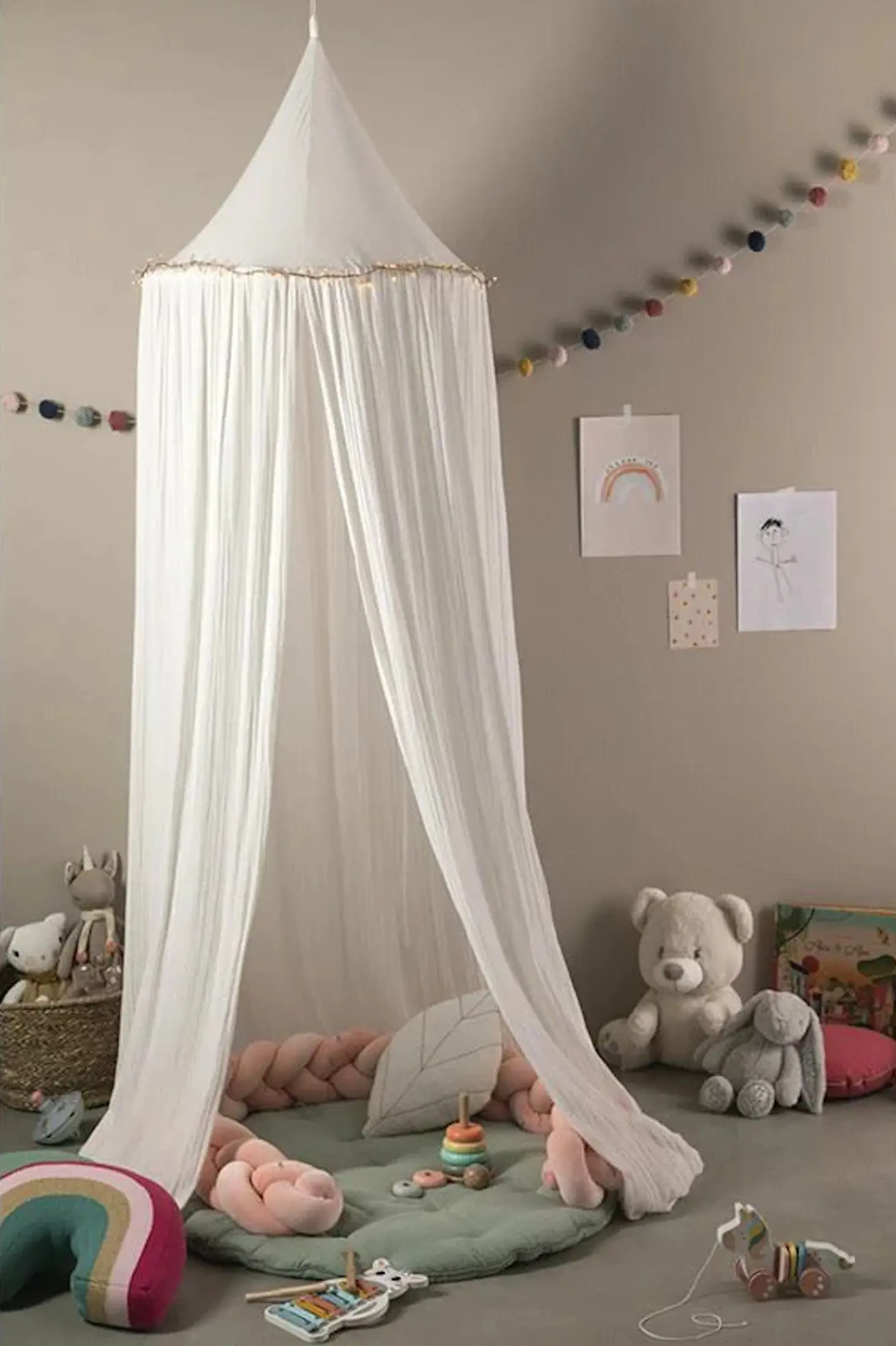 Бортик для детской кровати Premaman 200cm (Green) - 3