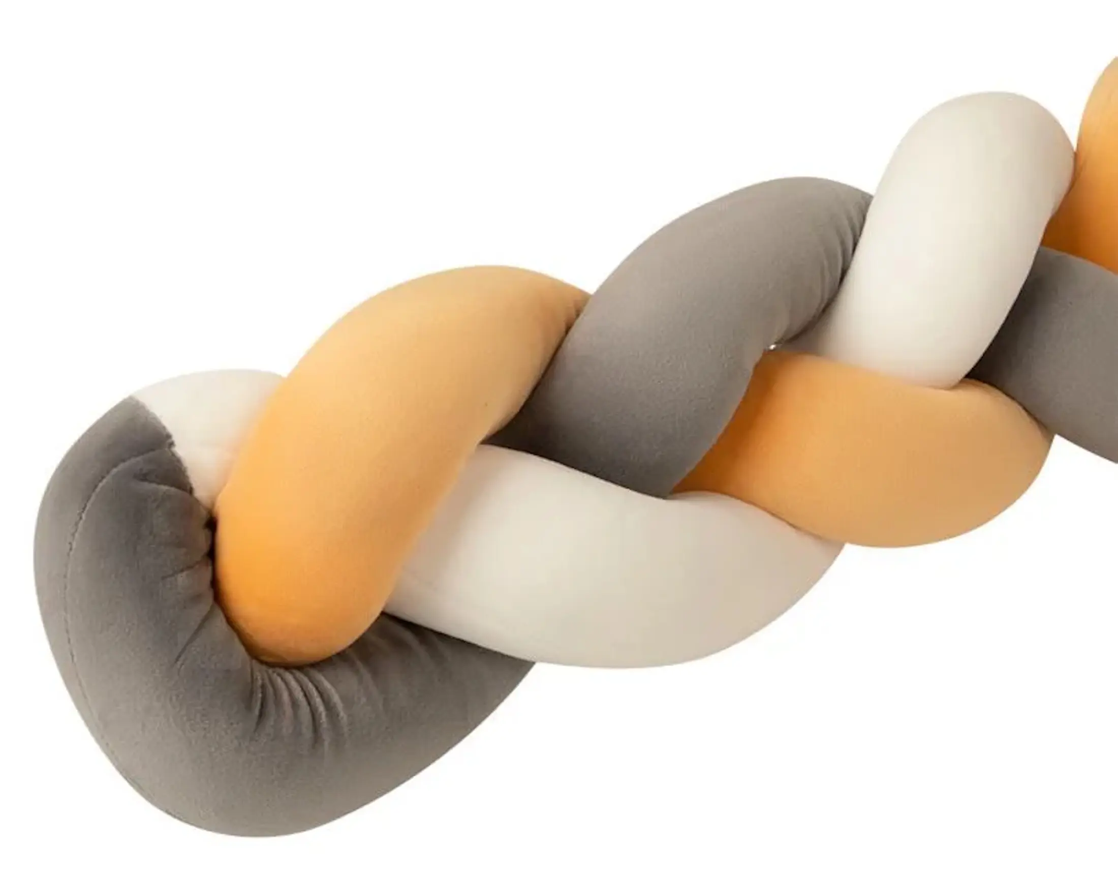 Бортик для детской кровати Premaman 200cm (White/Yellow) - 2
