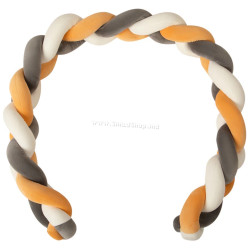 Бортик для детской кровати Premaman 200cm (White/Yellow)
