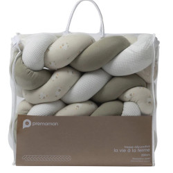 Бортик для детской кровати Premaman Farm Life 200cm (Grey) Thumb