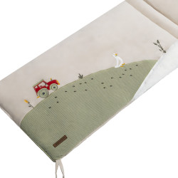 Бортик для детской кровати Premaman Farm Life (Green/Beige) Thumb