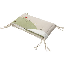 Бортик для детской кровати Premaman Farm Life (Green/Beige) Thumb