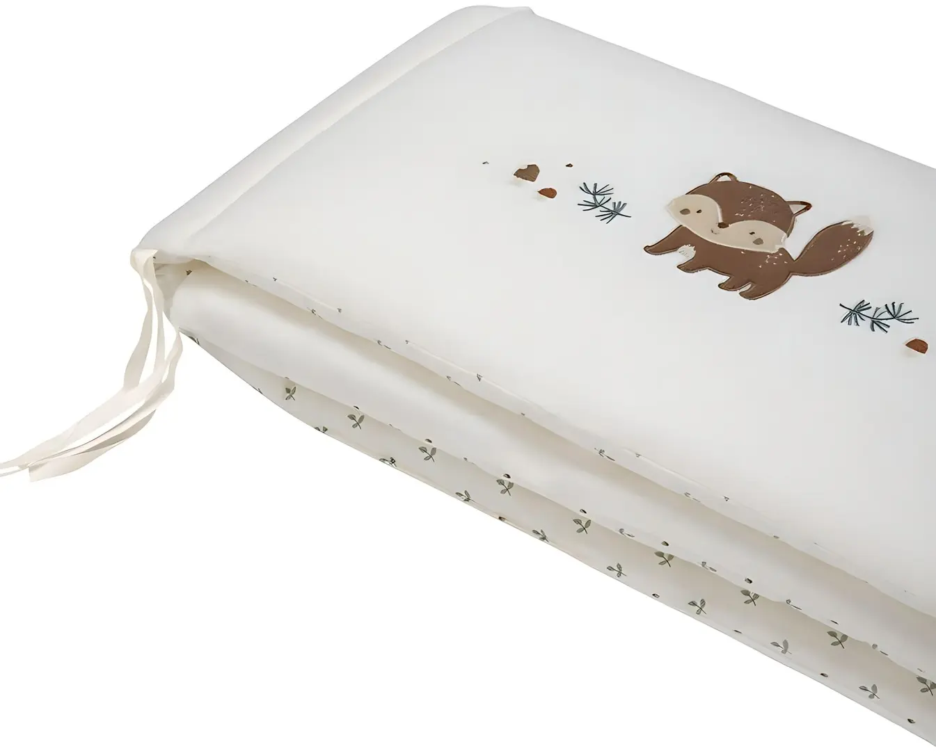 Бортик для детской кровати Premaman Forest King (White)