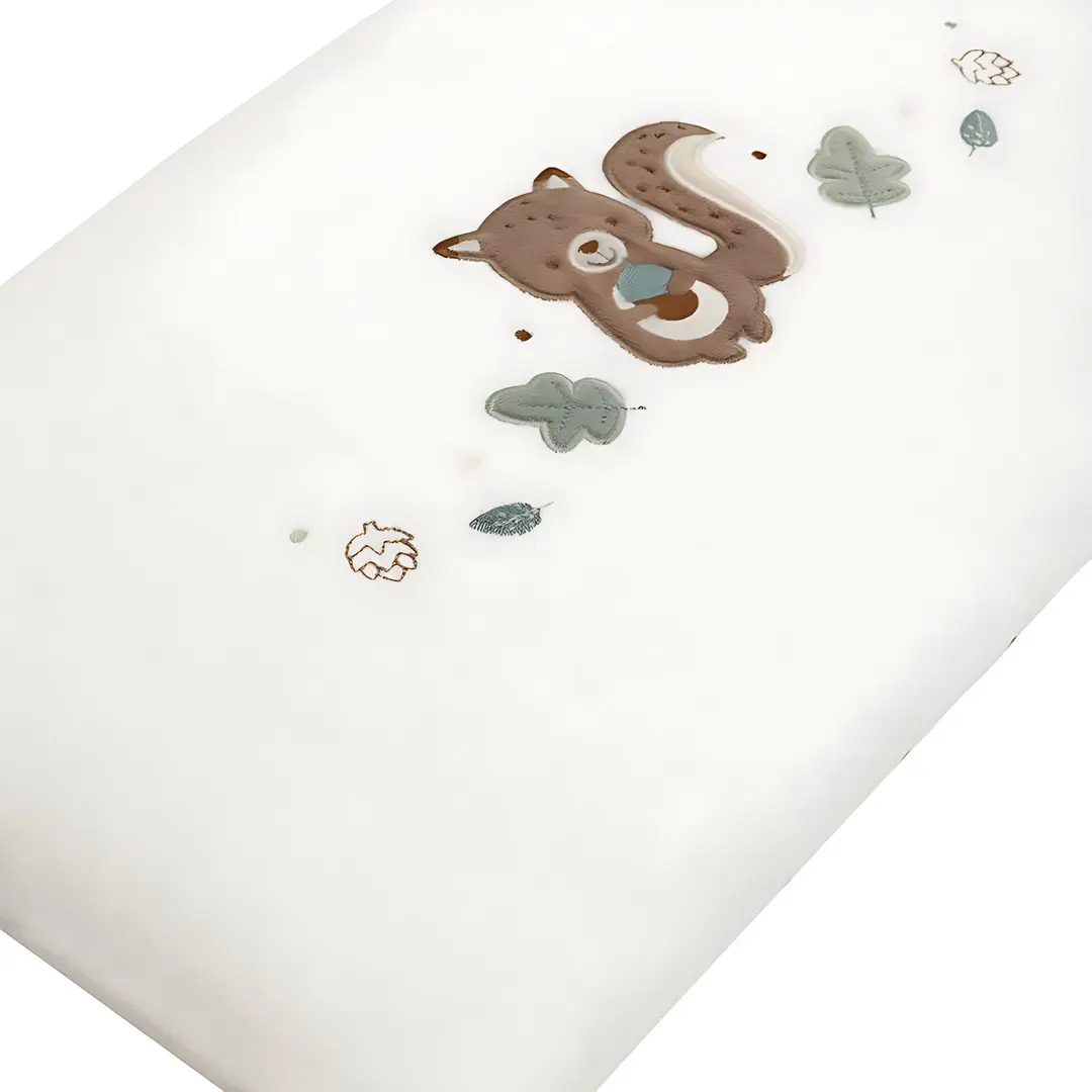 Бортик для детской кровати Premaman Forest King (White)