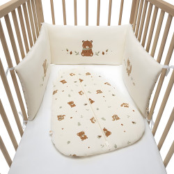 Бортик для детской кровати Premaman Forest King (White) Thumb