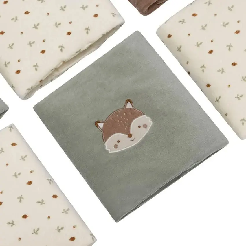 Protectii laterale pentru patut Premaman King of the Forest (Ecru) - 4