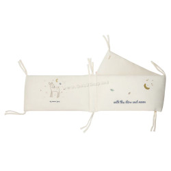 Бортик для детской кровати Premaman Little Deer 180x30 (White)