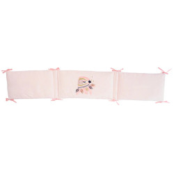 Bara de protectie pentru patut Premaman Magic Bird (Pink) Thumb