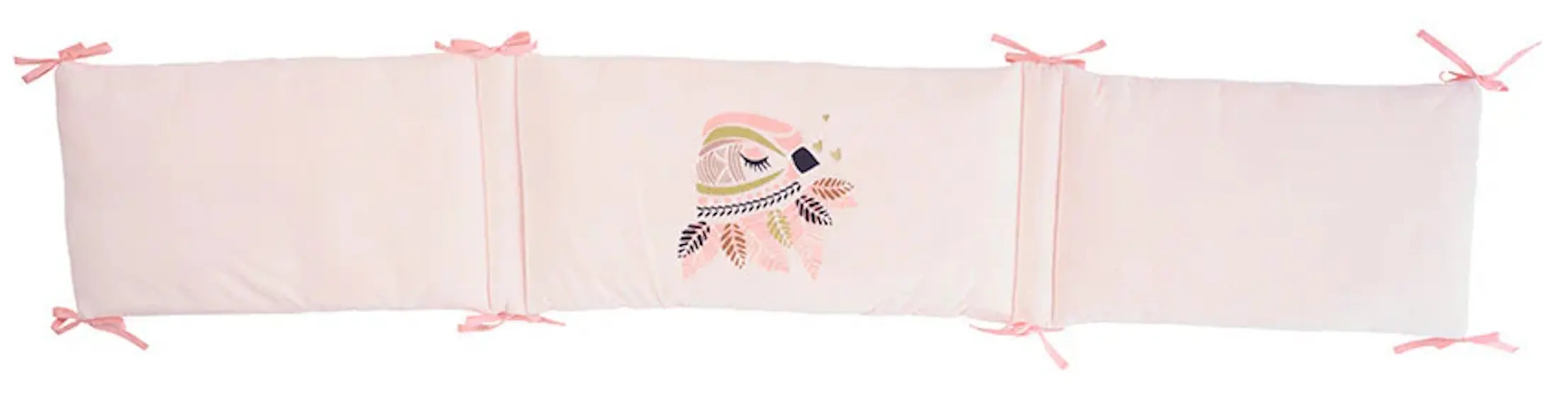 Bara de protectie pentru patut Premaman Magic Bird (Pink) - 2