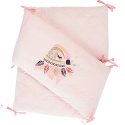 Бортик для детской кровати Premaman Magic Bird (Pink)