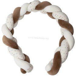Bara de protectie pentru patut Premaman PCIG0D-MAR-UNQ (White/Brown)