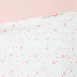 Lenjerie de pat pentru copii Premaman Little Princess 140x100 (White/Pink) Thumb