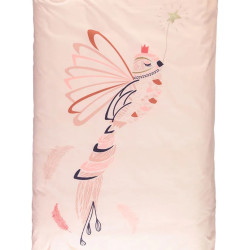 Lenjerie de pat pentru copii Premaman Magic Bird 140x100 (Pink) Thumb