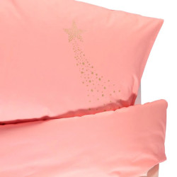 Lenjerie de pat pentru copii Premaman Magic Bird 140x100 (Pink) Thumb