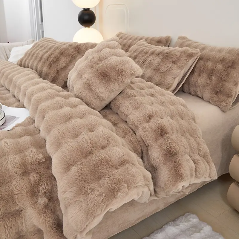 Lenjerie de pat Relaxe Home Puffed Dreams 020489 2P (Brown) - 2