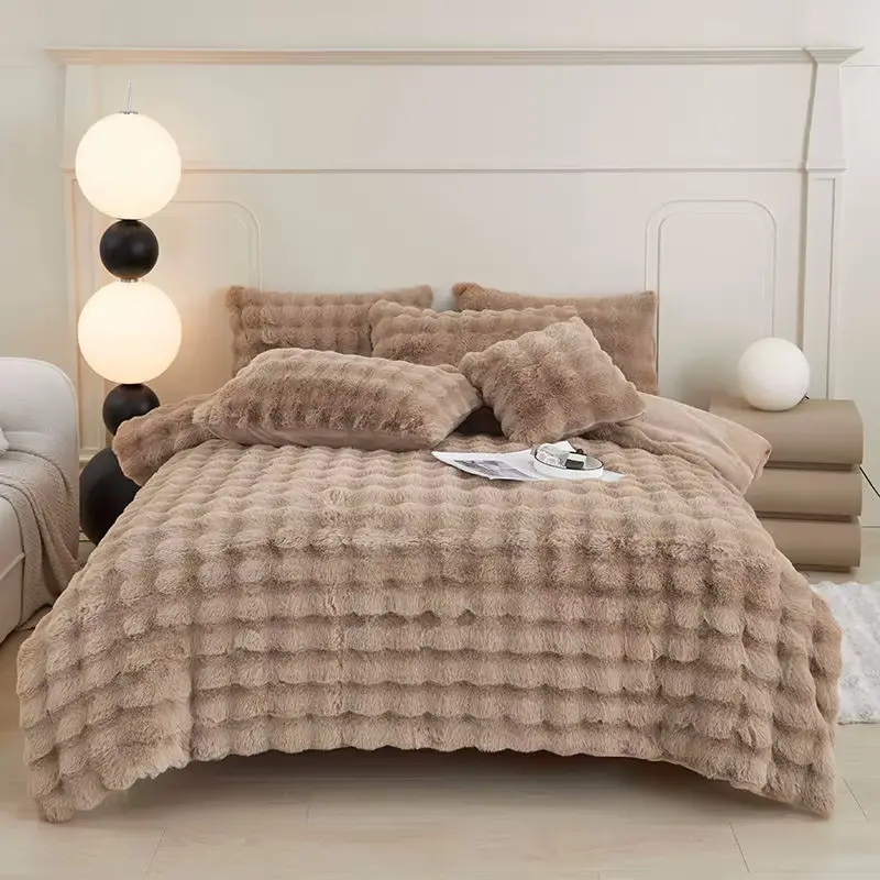 Lenjerie de pat Relaxe Home Puffed Dreams 020489 2P (Brown)