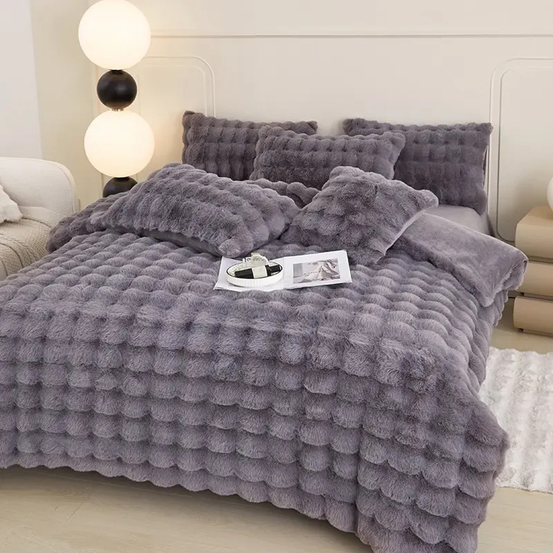 Lenjerie de pat Relaxe Home Puffed Dreams 020490 2P (Grey) - 2