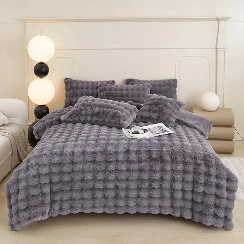 Lenjerie de pat Relaxe Home Puffed Dreams 020490 2P (Grey)