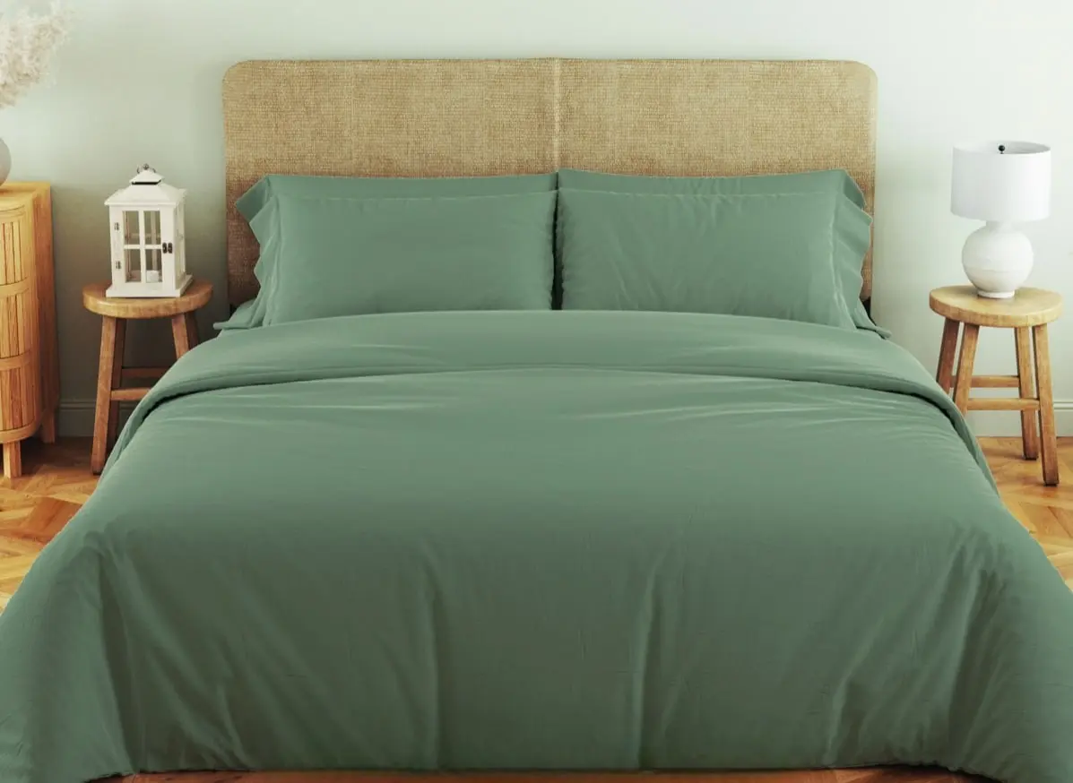 Постельное белье Relaxe Home Soft Dreams 021672 2P (Green-Gray)