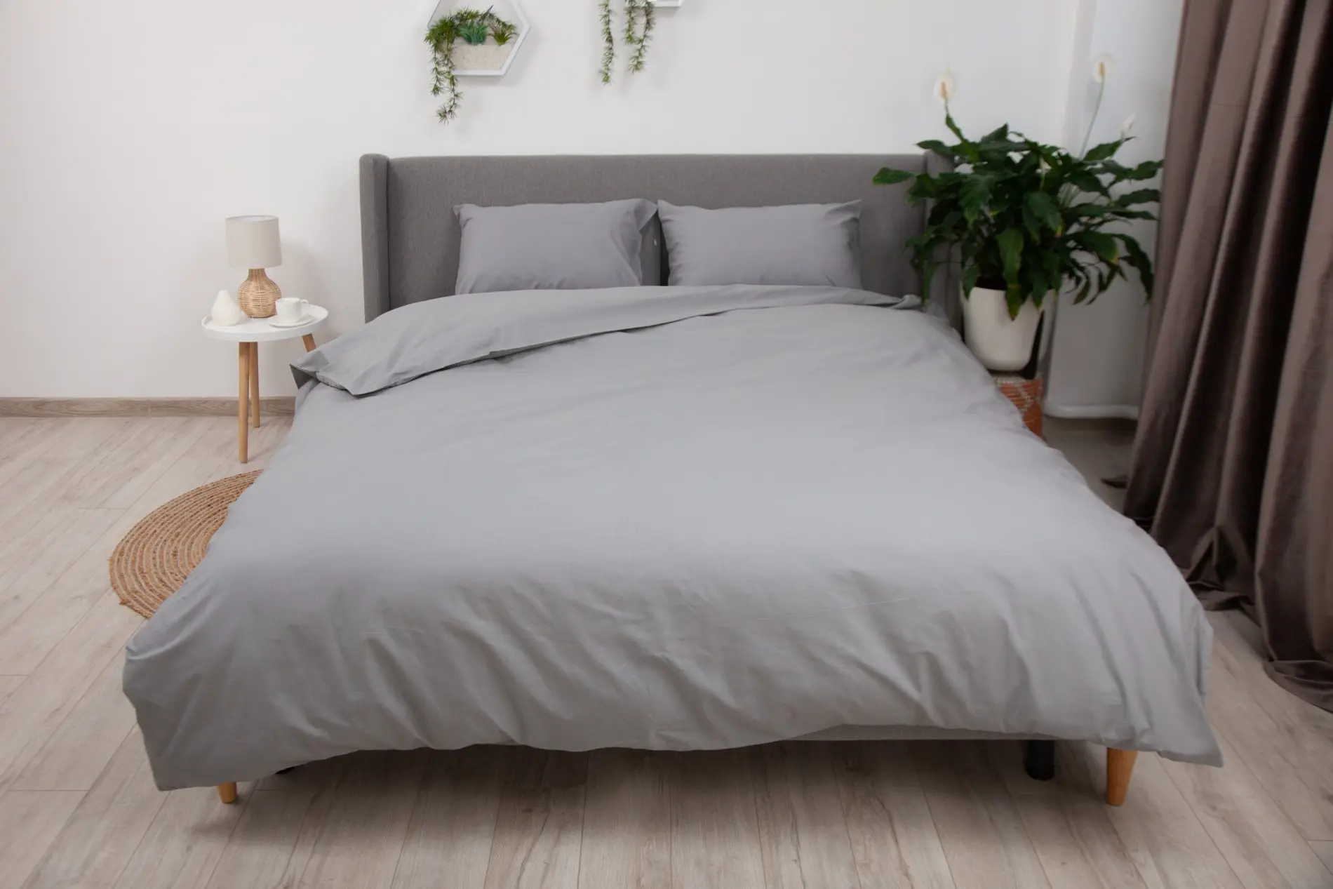 Постельное бельё Relaxe Home Soft Dreams 200x220 (Grey) - 2