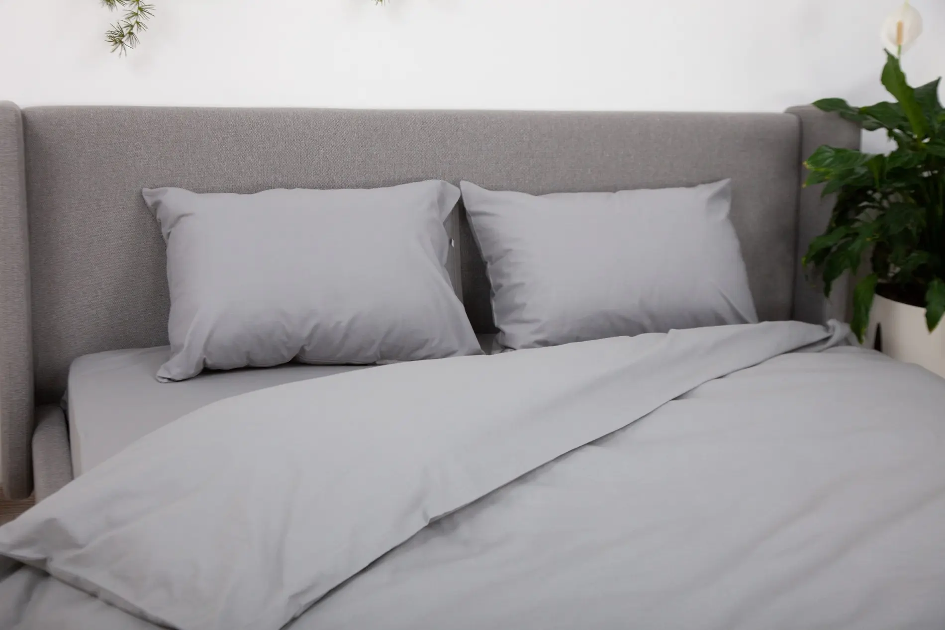 Постельное бельё Relaxe Home Soft Dreams 200x220 (Grey) - 4