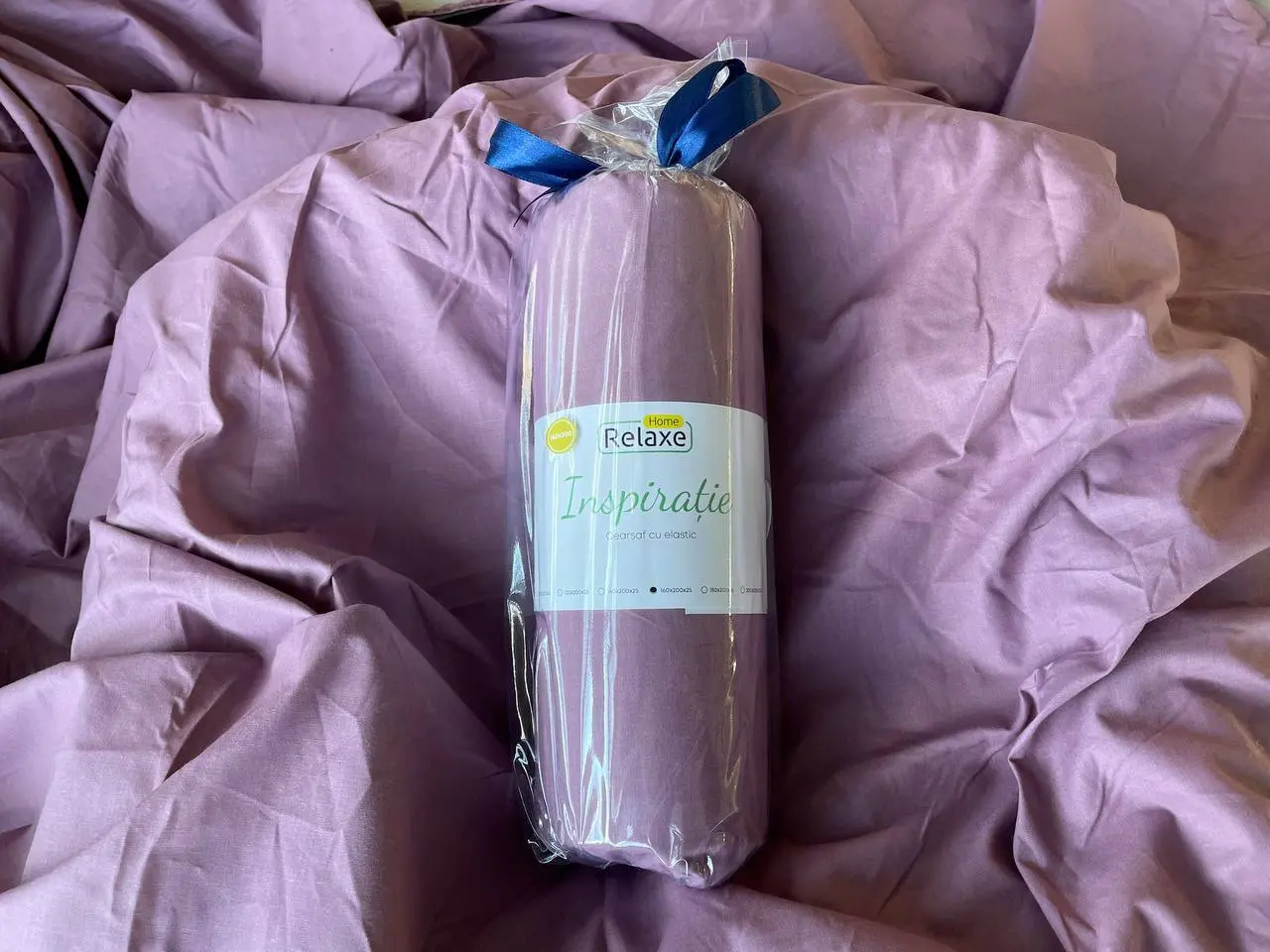 Простынь на резинке Relaxe Home Inspiratie 020269 180x200 (Dark Powder)