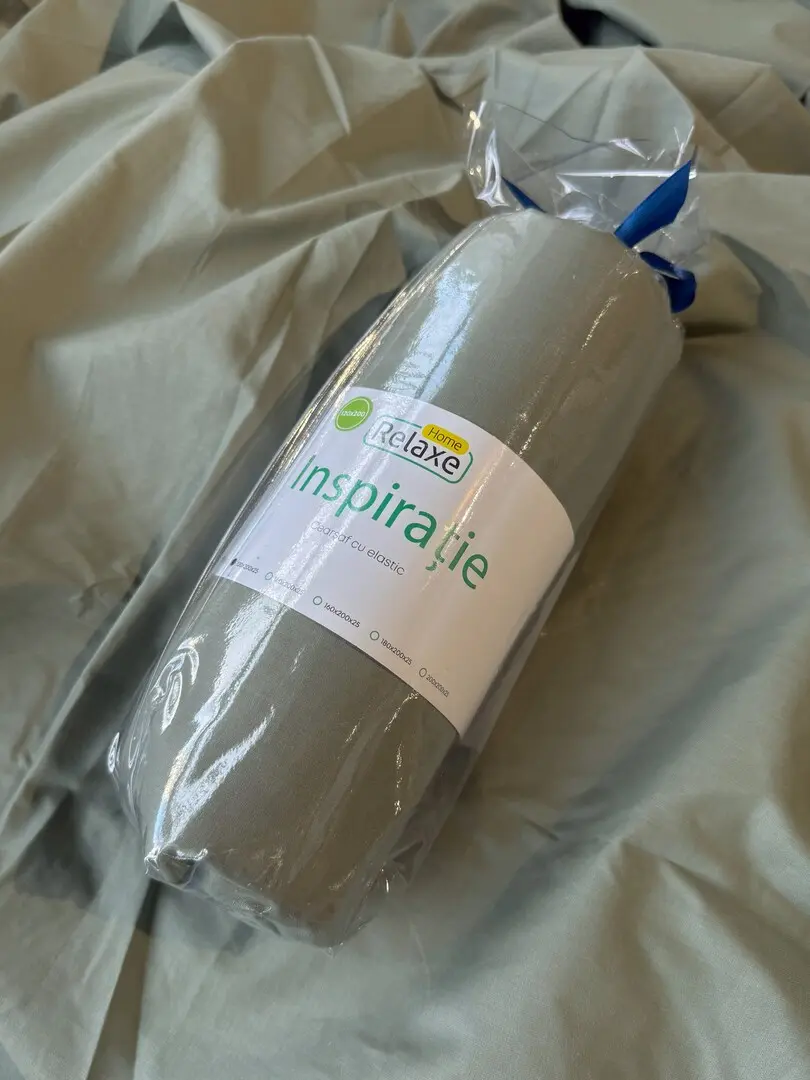 Cearsaf cu elastic Relaxe Home Inspiratie 021681 200x200 (Green-Gray)