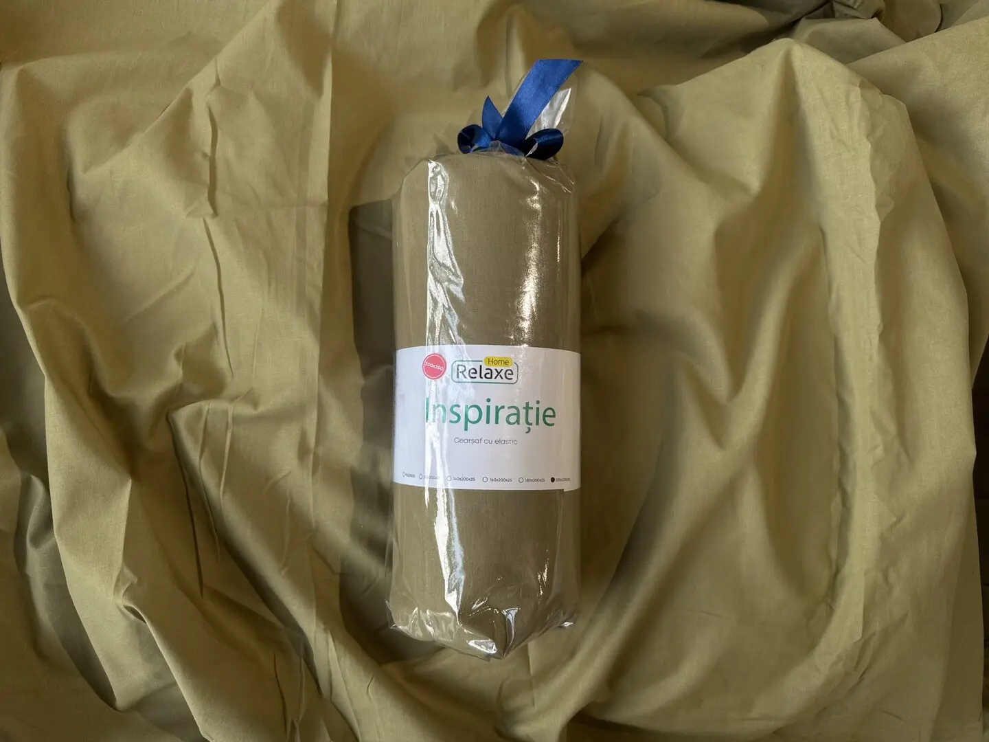 Простынь на резинке Relaxe Home Inspiratie 021686 180x200 (Khaki)