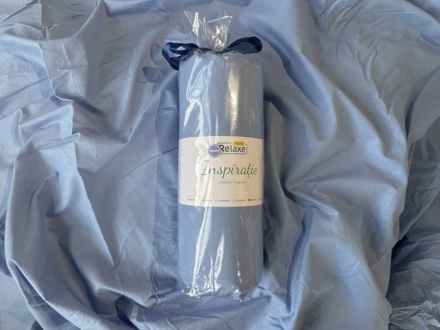 Простынь на резинке Relaxe Home Inspiratie 021692 180x200 (Cornflower)