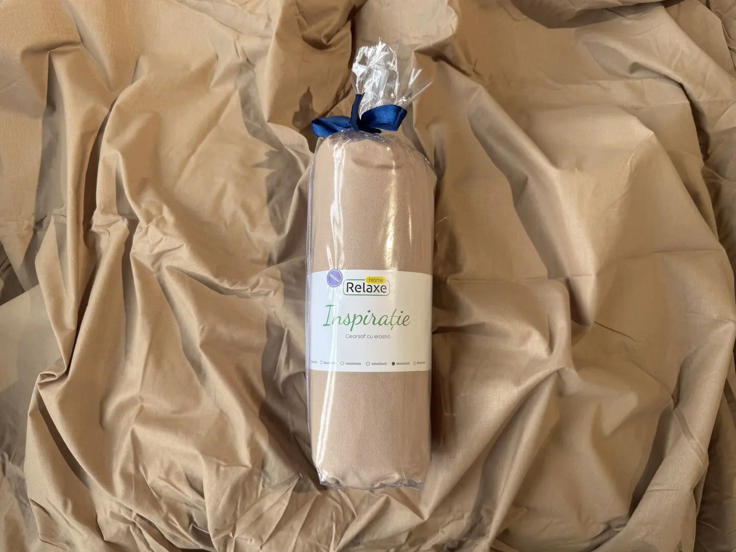 Cearsaf Relaxe Home Inspiratie 020664 180x200 (Almond)