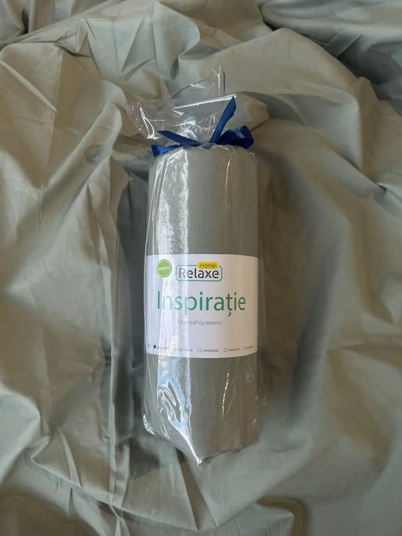 Простынь Relaxe Home Inspiratie 021679 160x200 (Green-Gray)